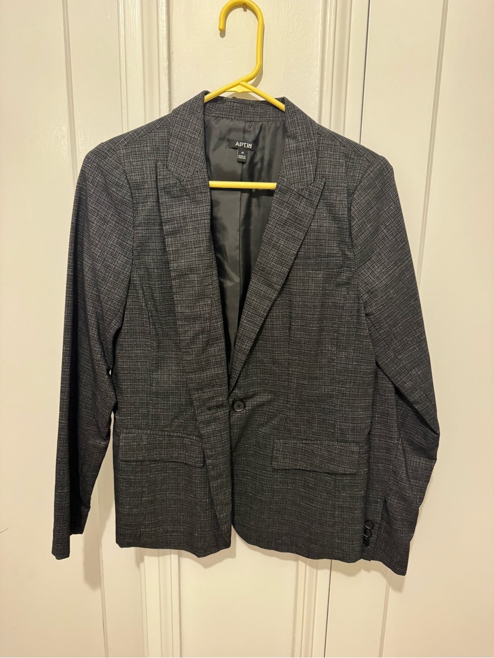 Gray heathered blazer for woman
